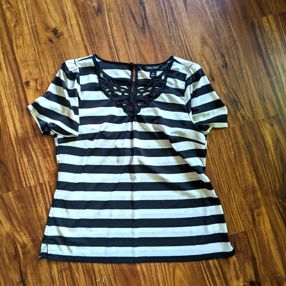 WHBM Striped Top